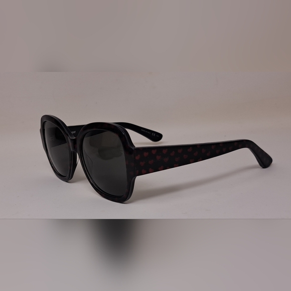 Saint Laurent Paris  Sunglasses Red Heart Metallic Butterfly SL133 006 53-19-140 - Picture 12 of 13